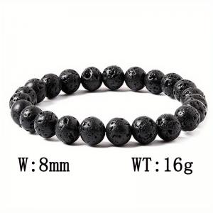 Obsidian Bracelet Couple Style Student Personalized Handpiece Buddha Bead Tiger Eye Volcano Handstring - KB109468-Z