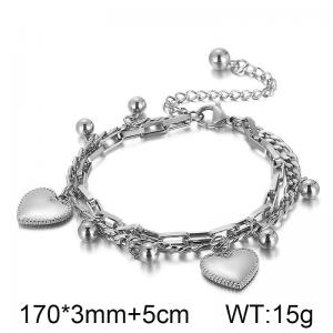 Stainless Steel Love Steel Ball Bracelet(women) - KB146751-KLX