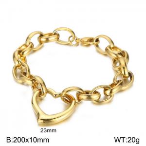 Love Bracelet Women's Ins Fashion Network Red Small crowd Design Simple Temperament Clavicle Chain Short - KB163408-Z