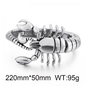 Steel Animal Bracelet Scorpion Polished Men's Special Bracelet - KB29626-D