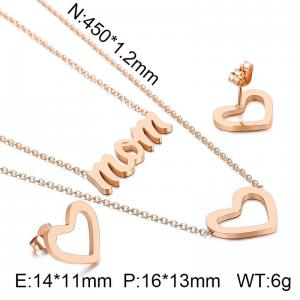 SS Jewelry Set(Most Women)（ Mother's Day） - KS138344-KLX