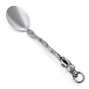 Retro Casting Mighty Zodiac Dragon Crafts Western Portable Tableware Spoon - KTA037-BD